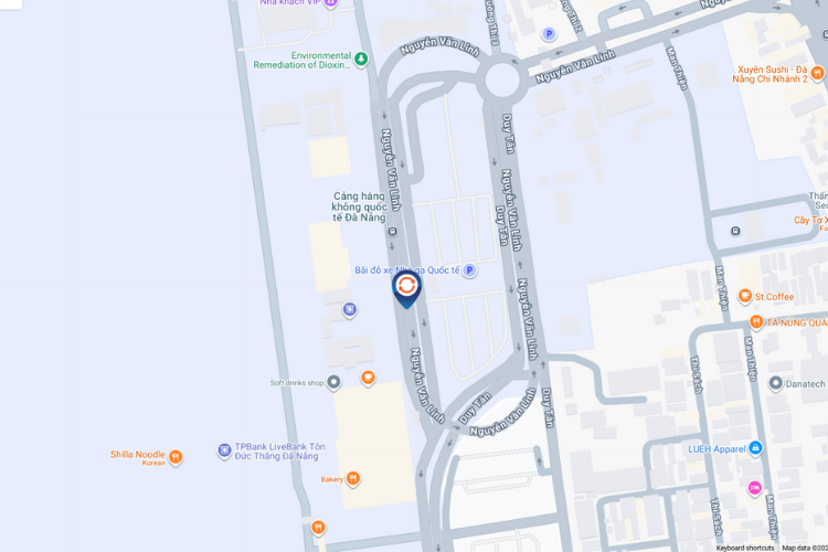 Map - Vertical LED Wall Cladding Billboard at Da Nang International Airport, Hoa Cuong, Da Nang City (Public Lobby, Domestic Arrival Terminal)