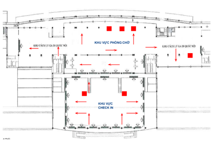 Map - Vertical LED Column Cladding Billboard at Cam Ranh International Airport, Bac Cam Ranh, Khanh Hoa (Battery Charging Areas)