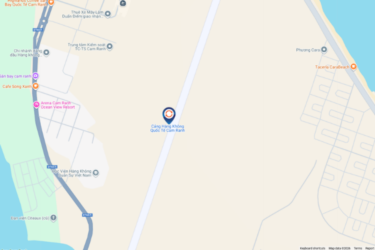 Map - Horizontal LED Screen Billboard at Cam Ranh International Airport, Bac Cam Ranh, Khanh Hoa (Baggage Carousel Head LCD)