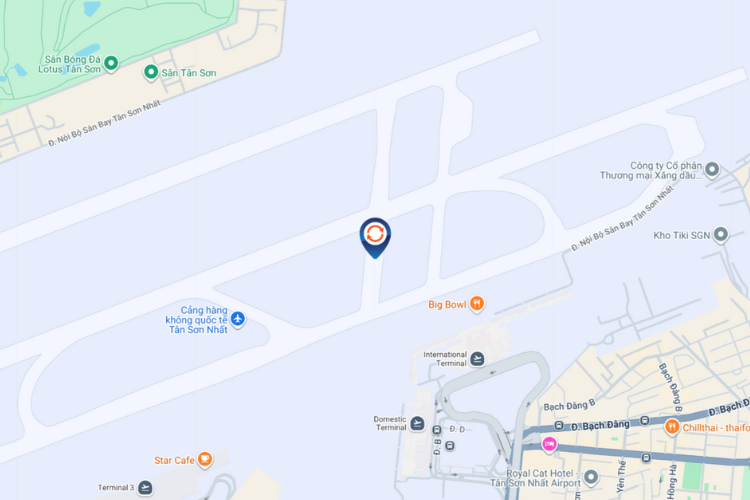 Map - Horizontal LED Wall Cladding Billboard at Tan Son Nhat International Airport, Tan Son Hoa, Ho Chi Minh City (West Wing, Terminal 3)