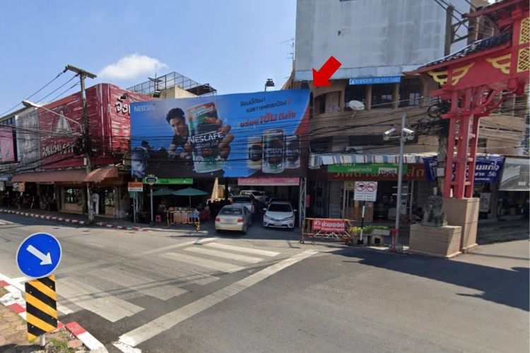 1 Panel Horizontal Static Billboard at Chang Moi Rd., Waroros Market, Bangkok, Chiang Mai