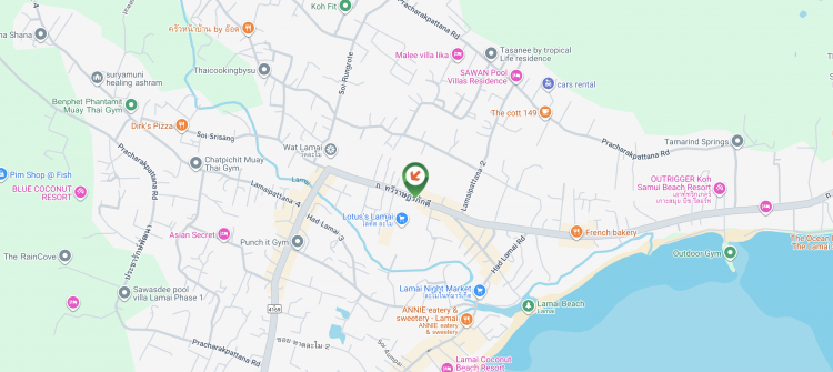 Thawi Rat Phakdi Rd., Lotus's Lamai, Surat Thani