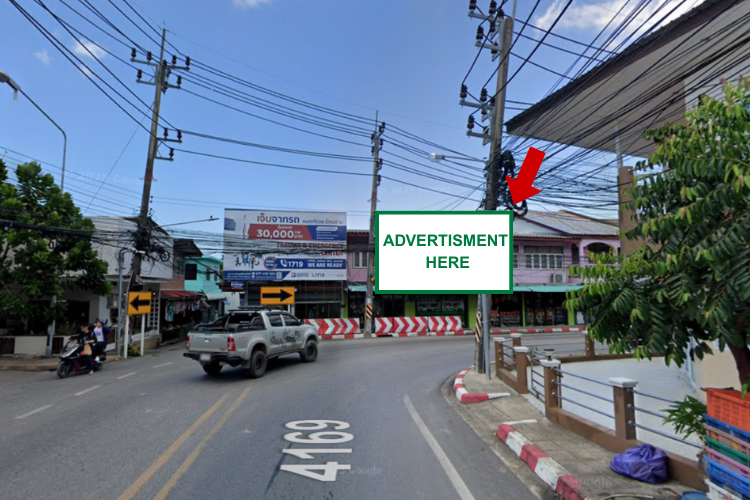 1 Panel Horizontal Static Billboard at Thawi Rat Phakdi Rd., Hua Thanon- Fish Market, Surat Thani