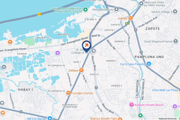 Map - Vertical Digital Screen Billboard at CBC Asia Technozone, Aguinaldo Highway, Bacoor, Cavite (In front of Hotel Sogo Molino)