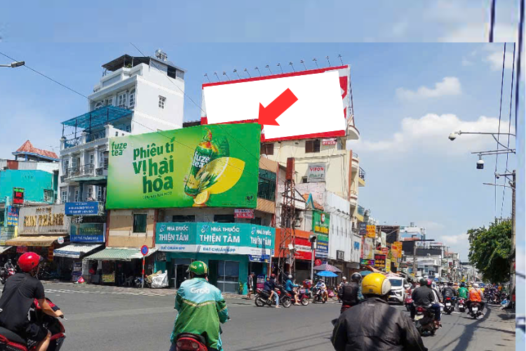 1 Sided Horizontal Wall-mounted Pano Billboard at 533 Cach Mang Thang 8, Hoa Hung, Ho Chi Minh City
