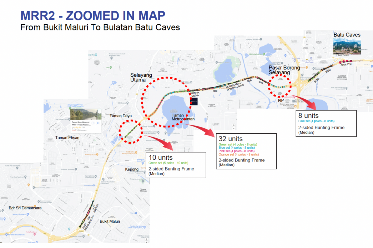 MRR2 Bukit Maluri - Taman Melati, Selangor (Bukit Maluri - Bulatan Batu Caves / Sri Gombak - Taman Melati)