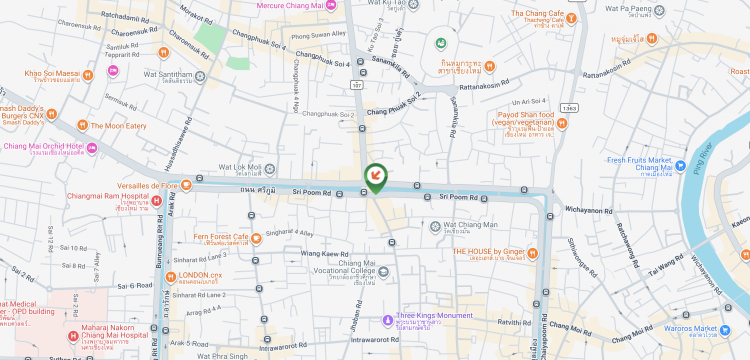 Sriphum Rd., Chang Phueak Gate, Chiang Mai
