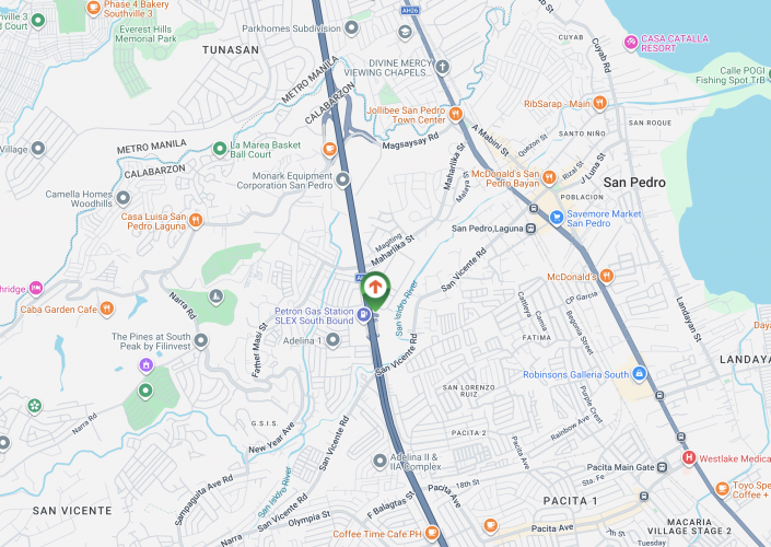 Map - Square Free Standing Billboard at Maharlika Street, United San Pedro Subdivision, San Pedro, San Pedro, Laguna (Beside Caltex Station)